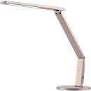 LED-Tischleuchte Vario Plus, 10 W, 620 lm, 2700-6400 K, höhenverstell-/dreh-/neigbar, USB-Ladefunktion, stufenlos dimmbar, champagner