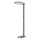 LED vloerlamp Hansa-by-styro Saphir Plus, 80 W, 11000 lm, 4000 K, direct/indirect licht, dimbaar, daglicht- en bewegingssensor, H 1950 mm, antraciet