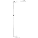 LED-vloerlamp NUBO plus, dimbaar, voor beeldschermwerkplek, directe/indirecte verlichting, 4000 K, wit