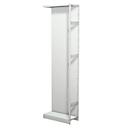 Leeg archiefrek PROGRESS 500 T, aanbouwsectie, met achterwand, H 2600 x B 750 x D 340 mm