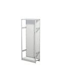 Leeg archiefrek PROGRESS 500 T, basissectie, met achterwand, H 1900 x B 750 x D 340 mm