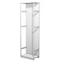 Leeg archiefrek PROGRESS 500 T, basissectie, met achterwand, H 2600 x B 750 x D 440 mm