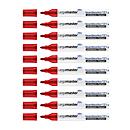 Legamaster Boardmarker TZ1 - voor flipover en whiteboard - rood - 10 stuks