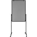 Legamaster Multiboard Premium Plus, prikbord en whiteboard, B 760 x H 1200 mm, grijs