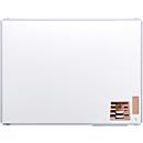 Legamaster PREMIUM PLUS-whiteboard, hoogte 900 mm, breedte 1200 mm, met opbergbakje/2 stiften/bordwisser/stifthouder/magneet