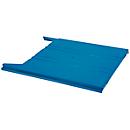 Legbord Eichner Flat, voor wandsorteerder, vulhoogte 9 mm, B 240 x D 15 x H 302 mm, blauw