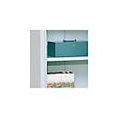 Legbord - stalen - B 870 x D 370 mm - lichtgrijs - ons merk Schäfer Shop Select