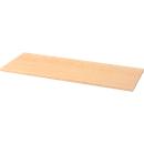 Legbord TOPAS LINE, voor archiefrekken en kasten, B 1000 mm, esdoornpatroon