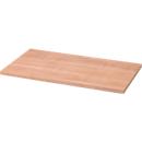 Legbord TOPAS LINE, voor archiefrekken en kasten, B 1200 mm, notenhoutpatroon