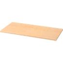 Legbord TOPAS LINE, voor archiefrekken en kasten, B 800 mm, esdoornpatroon