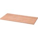Legbord TOPAS LINE, voor archiefrekken en kasten, B 800 mm, notenhoutpatroon
