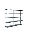 Legborden zonder bouten, H 2000 x B 2400 x D 500 mm, gegalvaniseerd