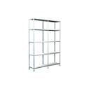 Legborden zonder grendels, H 2000 x B 1400 x D 350 mm, wit