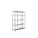 Legborden zonder grendels, H 2000 x B 1400 x D 500 mm, wit