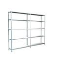 Legborden zonder grendels, H 2000 x B 2400 x D 350 mm, wit