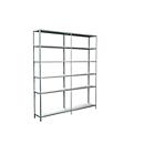 Legborden zonder grendels, H 2300 x B 2000 x D 350 mm, wit