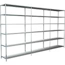 Legborden zonder grendels, H 2300 x B 2600 x D 350 mm, wit