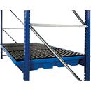 Legbordstelling, polyetheen, inhaakbaar, onderrijdbaar, met PE rooster, B 2680 x D 1300 x H 215 mm