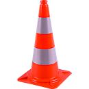 Leitkegel, tagesleuchtend, H 500 x B 300 mm, PVC, orange