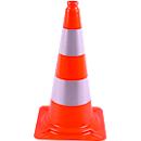 Leitkegel, tagesleuchtend,H 750 x B 400 mm, PVC, orange