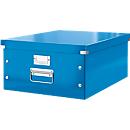 LEITZ® Ablage- und Transportbox Serie Click + Store, groß, für DIN A3, blau