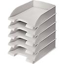 LEITZ® Ablagekorb Standard 5227, Kunststoff, 5 Stück, grau