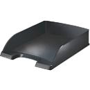 LEITZ® Ablagekorb Style, DIN A4, Kunststoff, satin schwarz