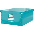 LEITZ® archief- en transportbox serie Click + Store, groot, voor A3, ijsblauw