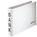 LEITZ® bank binder, A6 landscape, Material: cardboard PP-laminated, white