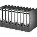 LEITZ® binder 1007/1008, DIN A4, Back width 52 mm, 10 pieces, black