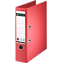 LEITZ® binder 1007/1008, DIN A4, back width 80 mm, single, red