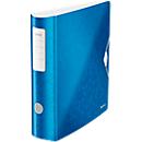 LEITZ® binder Active WOW, DIN A4, back width 82 mm, 5 pieces, blue