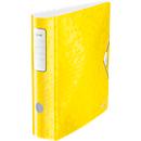 LEITZ® binder Active WOW, DIN A4, back width 82 mm, yellow