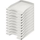 LEITZ® brievenbakPlus 5237, A4, 10 stuks, grijs