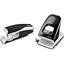 LEITZ® Bürolocher 5138 + Heftgerät 5522 SET, schwarz