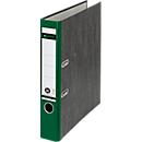 LEITZ® Carpeta 1050, DIN A4, ancho de lomo 52 mm, agujero de agarre, etiqueta de lomo pegada, cartón duro, 1 unidad, verde
