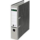 LEITZ® Carpeta 1080, DIN A4, ancho de lomo 80 mm, agujero de agarre, etiqueta de lomo pegada, cartón duro, 1 unidad, gris