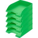 LEITZ® Cesta de almacenaje estándar 5227, plástico, 5 piezas, verde