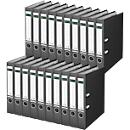 LEITZ® Classeur 1015, DIN A4, largeur dos 52 mm, 20 pièces, noir