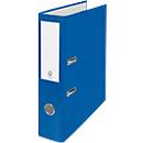 LEITZ® Classeur PP Economy, Swiss Edition, 75 mm, bleu foncé