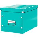Leitz® Click + Store box, cardboard, W 320 x D 360 x H 260 mm, petrol blue