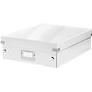 LEITZ® Click + Store organization box, medium, white