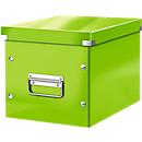 Leitz® Click + Store storage box, cardboard, W 260 x D 360 x H 240 mm, green