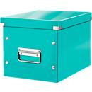 Leitz® Click + Store storage box, cardboard, W 260 x D 360 x H 240 mm, petrol blue
