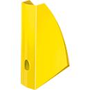 LEITZ® Collecteur sur pied WOW 5277, largeur 75 mm, jaune, 6 pièces