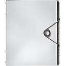 LEITZ® documentenmap Solid, A4, 3 flappen, 12 vakken, PP, wit