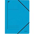 LEITZ® Eckspannmappe, DIN A4, Gummizugverschluss, blau