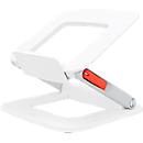 Leitz Ergo Laptopständer 6424-00-89, für 1 Laptop/Macbook 13-15', ergonomisch, zusammenklappbar, höhen- und winkelverstellbar, PCR, weiß