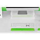 LEITZ® Ergo WOW polssteun voor toetsenborden, ergonomisch, 2-staps hoogteverstelbaar, L 437 x B 71 x H 21 mm, wit/groen