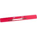 LEITZ® filing clips, polypropylene, DIN A4, 25 pieces, red